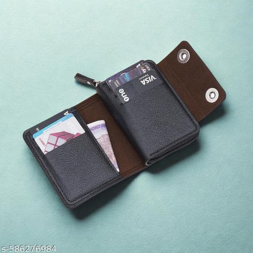 VEMILIO Stylish Women's Card Holder Wallet with 15 Slots | Trendy Compact Zipper & Magnetic Closure Wallet for Girls & Men | Multi Card, Cash & Coin Purse | Vegan Leather Wallet for Travel, Daily & College Use - WYNAMIX store