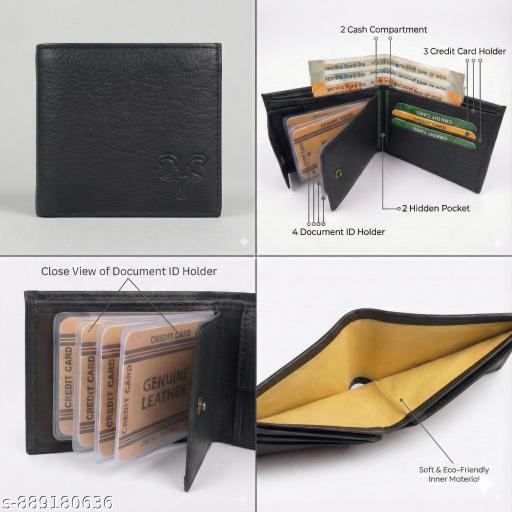 Men’s Designer Belt Wallet Combo | Modern Buckle Belt + Compact Artificial Leather Finish Wallet Cs113 - WYNAMIX store