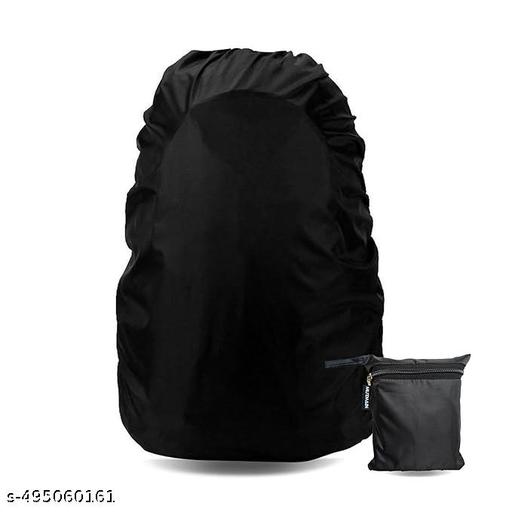 Bag Cover Waterproof 30L to 35L Rain Cover for Backpack Schoolbag, Laptop Bag, Dust Proof, Rubberized Material, Black (BPBLACK-30LTO40L) - WYNAMIX store