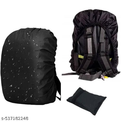 Rain Cover for Backpack Waterproof & Dustproof Upto 45L Bag Rain Cover with Elastic Fixing Buckle & Small Storage Pouch, Laptop Bag Cover for Trekking Travel College Office, Black - WYNAMIX store