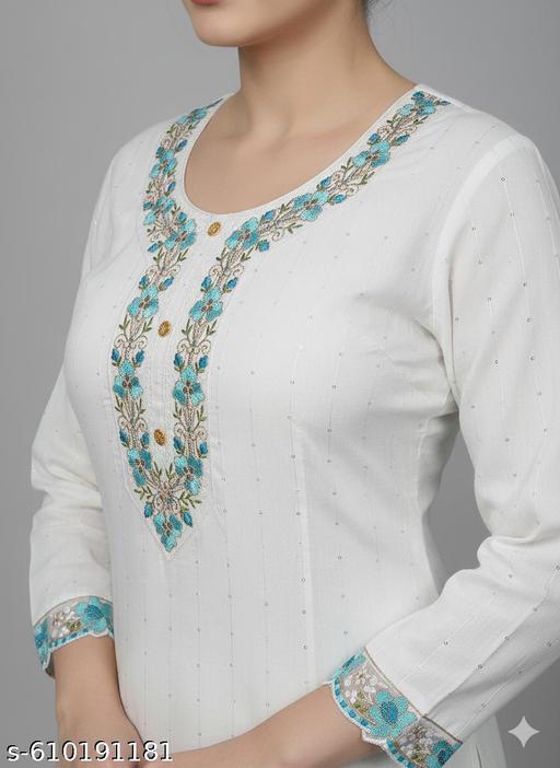 Cotton Embroidery Kurti for Women - WYNAMIX store