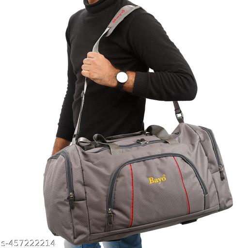 Grey 65 L Hand Duffel Bag -  Waterproof Heavy Long Travel Luggage Duffel Bag - Large Capacity - WYNAMIX store