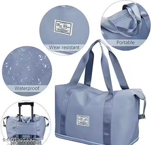 Large Capacity Folding Travel Bag Lightweight Waterproof Carry Luggage Bag Travel Duffle Handbags Travelling Bag for Women and Men Large Capacity Folding Duffel bags - WYNAMIX store