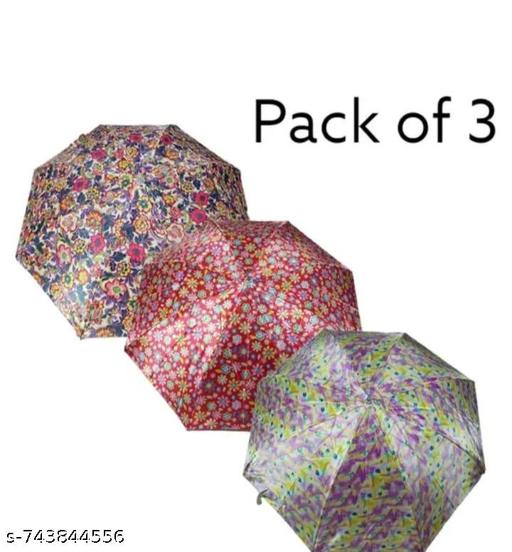 our RANDOM collection of stylish and Durable Umbrellas.Design printed.(pack of 3) - WYNAMIX store