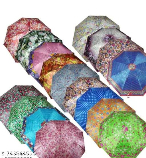 our RANDOM collection of stylish and Durable Umbrellas.Design printed.(pack of 3) - WYNAMIX store