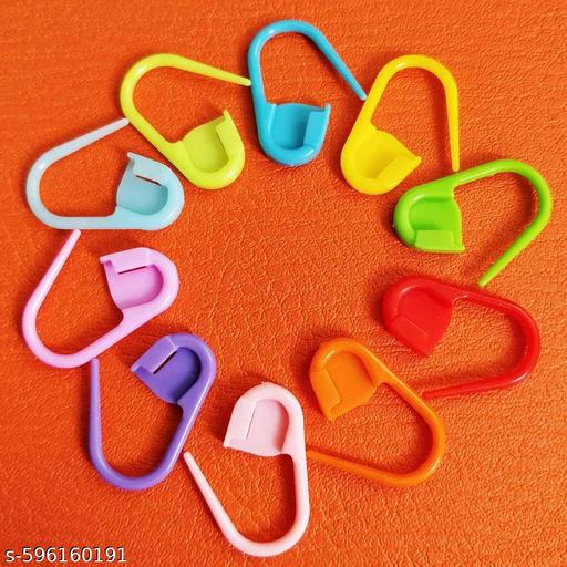 25Pcs Crochet Locking Stitch Markers Needle for Knitting, Designed to Hook into The Knitted or Crocheted Stitch so it Will not Slip Out - WYNAMIX store
