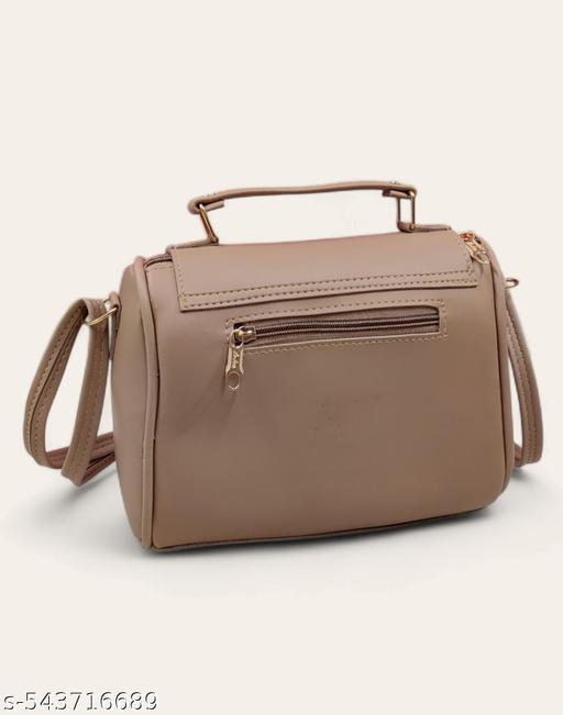 Fancy fashionable women Cream PU sling bags/Premium PU leather sling bags for women/Designer Crossbody Sling/Full handwork bag/party wear and wedding bag for women - WYNAMIX store