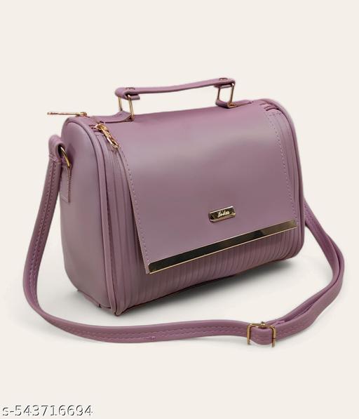 Attractive trendy women Purple PU sling bags/Premium PU leather sling bags for women/Designer Crossbody Sling/Full handwork Bag/Party wear and wedding bag for women - WYNAMIX store