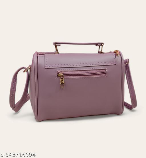 Attractive trendy women Purple PU sling bags/Premium PU leather sling bags for women/Designer Crossbody Sling/Full handwork Bag/Party wear and wedding bag for women - WYNAMIX store