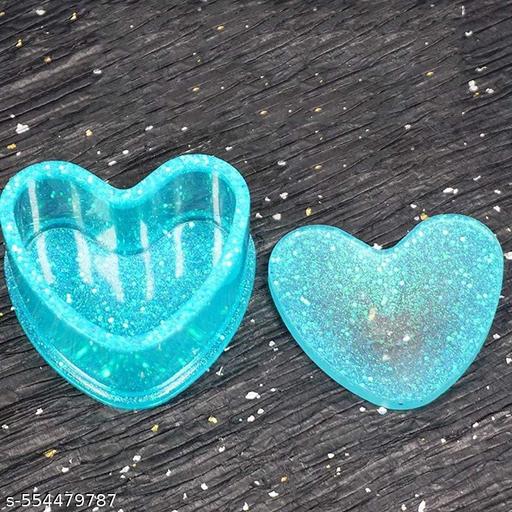  Heart Shape Gift Box Resin Molds Silicone Jewelry Storage Love Trinket Container Epoxy Molds DIY Crafts Casting Molds with Lid - WYNAMIX store