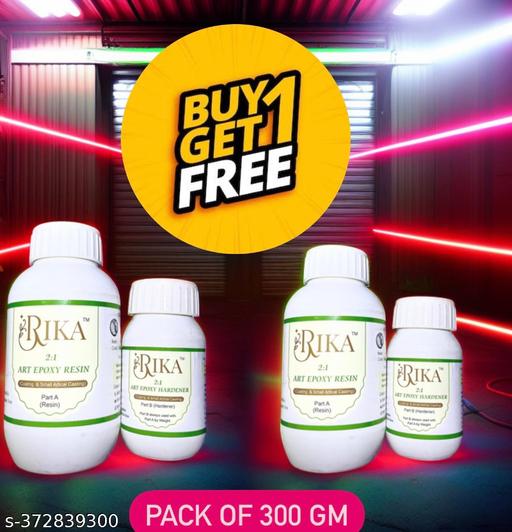 Buy one Get one Free Clear  Art Resin Kit ( set Of 300 Gm 2:1 Ratio ) ( Total Quantity of 600 Gm ) - WYNAMIX store
