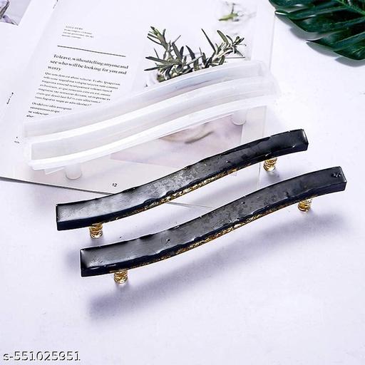  Curve Handle Mould 1 PC Tray Handle Epoxy Resin Silicone Molds (S Shape Tray Handle Mould - 16 x 4.5 cm) - WYNAMIX store