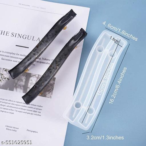  Curve Handle Mould 1 PC Tray Handle Epoxy Resin Silicone Molds (S Shape Tray Handle Mould - 16 x 4.5 cm) - WYNAMIX store