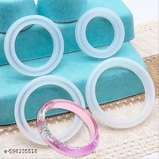 Be Worthy Of Growing Wings Silicone Bangle Resin Mould Set for Jewelry Making | Round Bracelet Epoxy Casting Molds for DIY Handmade Bangles Craft Tool - WYNAMIX store