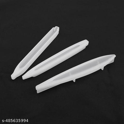CraftNcreation 3PCS Resin Casting Moulds, 3 Styles Cylinder Shaped Epoxy Mould for DIY Ballpoint Pens, Candle, Keychain, Teacher Student Gift. - WYNAMIX store