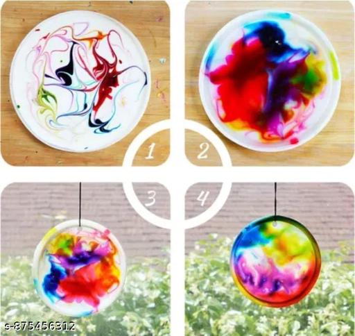 Sn best quality resin pigment for resin art in 10 difrents clour in transparent effect in all clours with shinny effect with keychain free gift inside the box  - WYNAMIX store