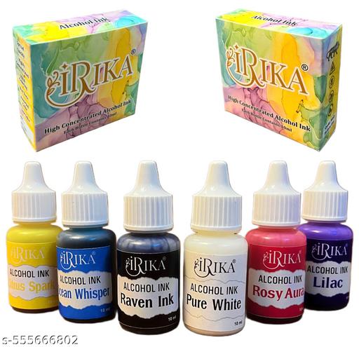 IRIKA® Premium Alcohol Ink Pack – 6 Shades for Resin Art & Crafts - WYNAMIX store