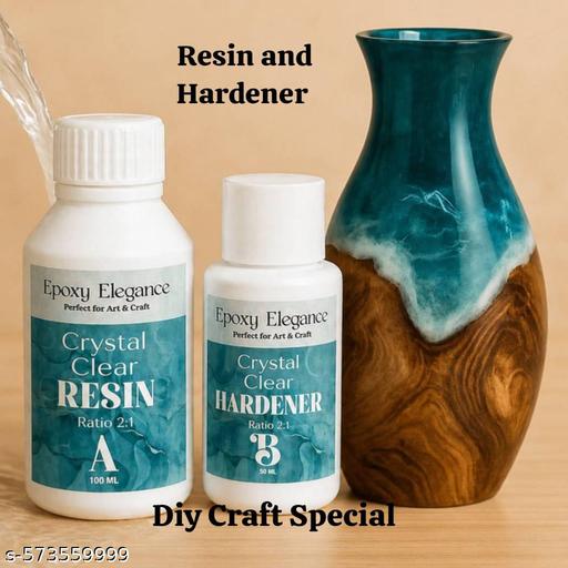  Resin Hardener 150g Ultra  Clear Epoxy 2 1 Ratio for Jewellery Casting Tabletop DIY Craft - WYNAMIX store