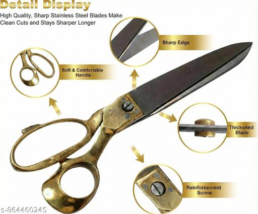 Complete Sewing Kit 14 in 1 Tailoring Kit with 8 Inch Iron Scissor, Sewing Threads, Needles, Bobbins & Stitching Tools for Home and Professional Use - WYNAMIX store