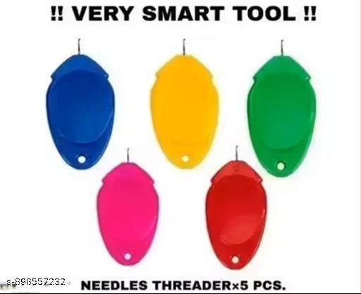 Sewing Needle Threaders Fits All Needle Sizes, Multicolor ( PACK OF 5 PCS. ) - WYNAMIX store