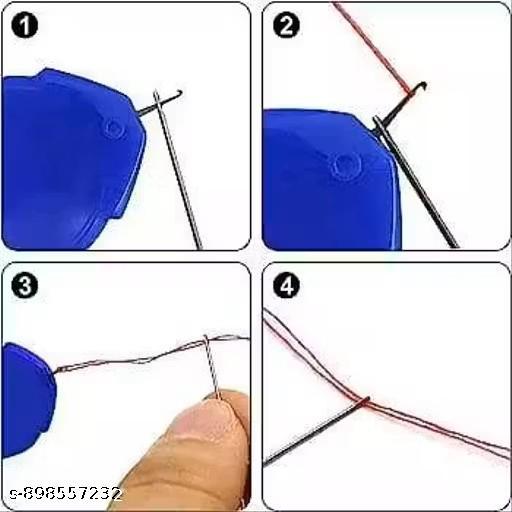 Sewing Needle Threaders Fits All Needle Sizes, Multicolor ( PACK OF 5 PCS. ) - WYNAMIX store