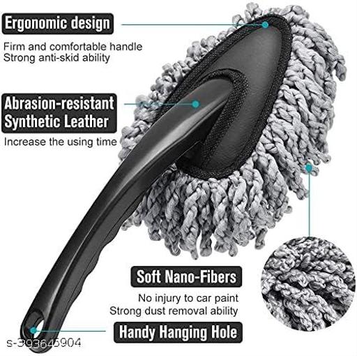 Mini Car Duster - Soft Microfiber Car Dash Duster Brush for Car Cleaning Home Kitchen Computer Cleaning Brush Dusting Tool - WYNAMIX store