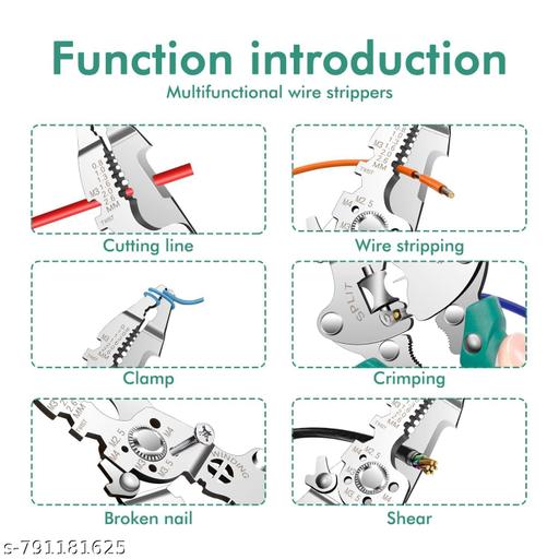 Multifunction Wire Stripper Plier with LED Tester Screwdriver Combo - WYNAMIX store