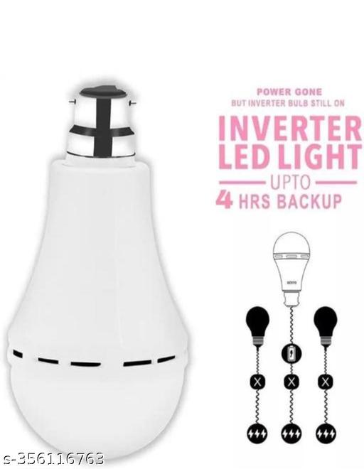 12 Watt AC/DC. Inverter Emergency Rechargeable Bulb. 4 Hr.s Bekup Pack of 2+1 TWO GET ONE FREE - WYNAMIX store