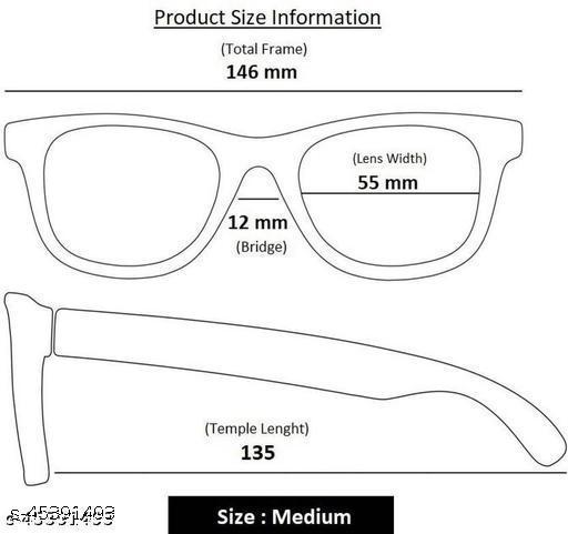 Men Black Plastic sunglasses , UV Protected Thug Life Sunglasses (Pack of 3) - WYNAMIX store