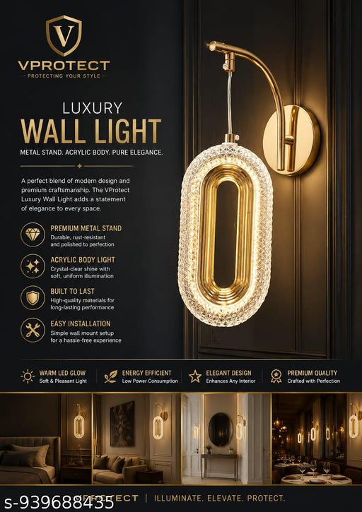 VPROTECT/TBH-141/Wall light for home/indoor/lobby/drawing /dinning/stairs/with 3 colors light changeable /Cool white/Warm White/Natural white - WYNAMIX store