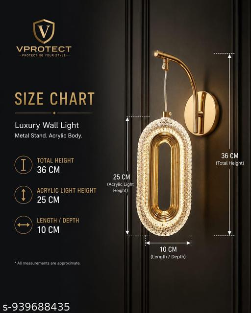 VPROTECT/TBH-141/Wall light for home/indoor/lobby/drawing /dinning/stairs/with 3 colors light changeable /Cool white/Warm White/Natural white - WYNAMIX store