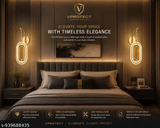 VPROTECT/TBH-141/Wall light for home/indoor/lobby/drawing /dinning/stairs/with 3 colors light changeable /Cool white/Warm White/Natural white - WYNAMIX store