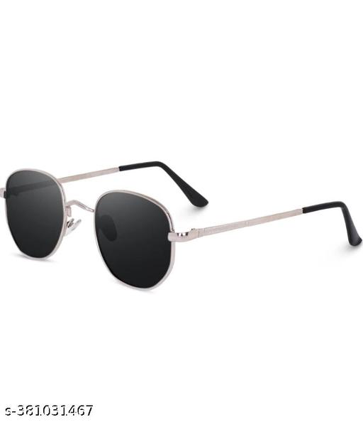 Unisex Silver Metal Square , UV Protected Mc Stan Sunglasses (Pack of 1) - WYNAMIX store