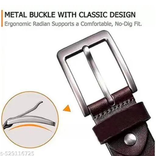 Brown Leather Belt for mens Formal and Casual wear - WYNAMIX store