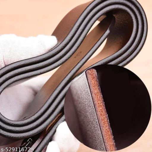 Brown Leather Belt for mens Formal and Casual wear - WYNAMIX store