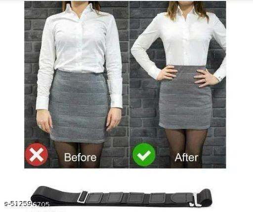Scheibe Unisex Shirt Tucker Stays Lock Belt Strap Adjustable Elastic Wrinkle-Free Non-Garters Stay Clamps holder keeps. - WYNAMIX store