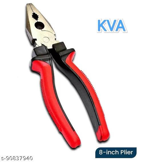 KVA Sturdy Steel tools hardware Combination Plier 8-inch for Home & Professional Use and Electrical Work - WYNAMIX store