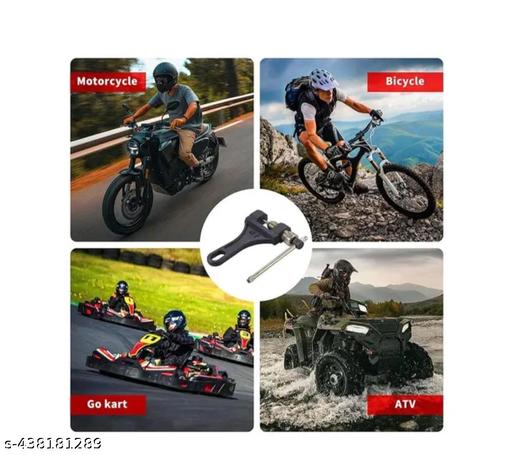 Chain Breaker Link Removal Splitter Motor Chain Cutter Riveting Tool 420-530 Motorcycle Tool for Cycle Bike ATV Chains - WYNAMIX store