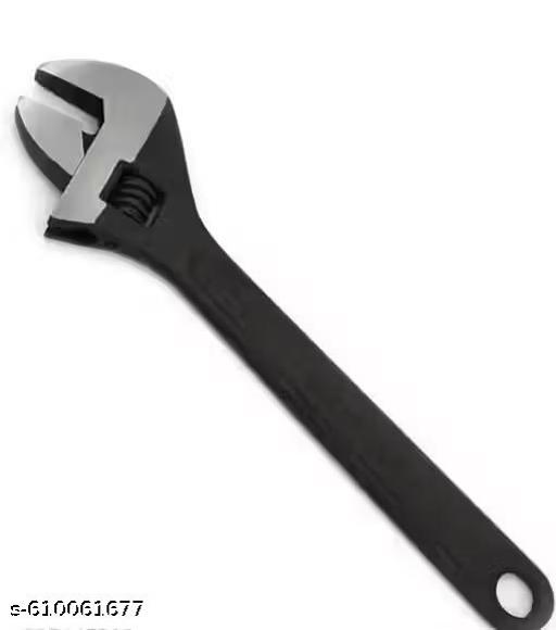 Aldeco 8 Inch Adjustable Wrench Tool for DIY, Garage and Industrial Work (adjustable spanner, steel adjustable wrench, bolt tightening wrench, plumbing adjustable spanner, household repair spanner) - WYNAMIX store