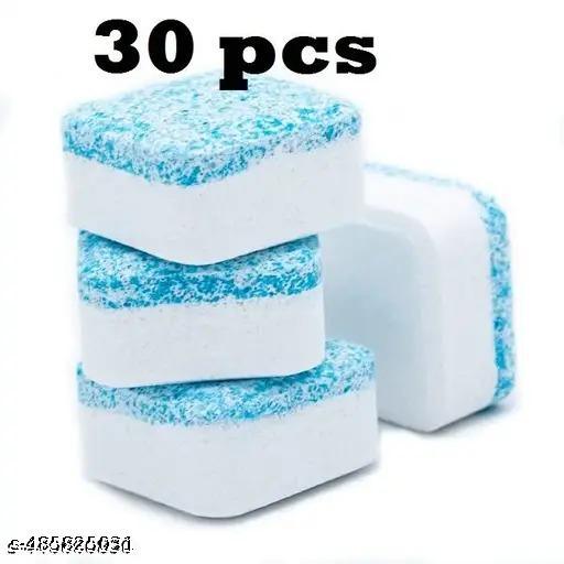 pack of 30 pcs washing machine cleaning tablet, Descaling Powder , washing machine deep cleaner, Deep Cleaner Tablet All Company’s Front nd Top Load Machine(30 PCS) - WYNAMIX store