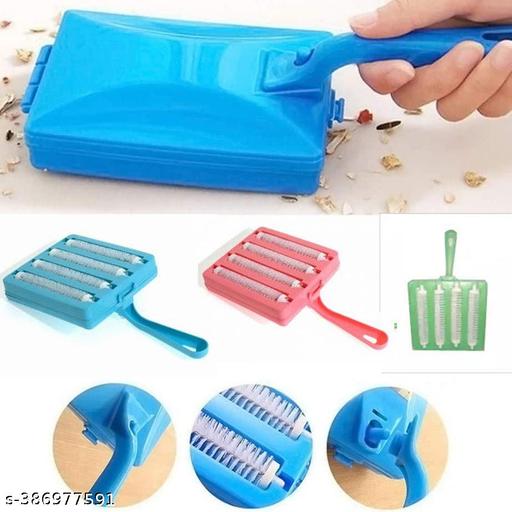 Gambit Plastic Handheld Carpet Roller Brush Cleaning With Dust Crumb Collector, Wet, And Dry Brush (Multicolor, Pack Of 1) - WYNAMIX store