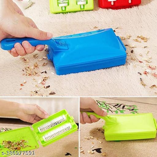 Gambit Plastic Handheld Carpet Roller Brush Cleaning With Dust Crumb Collector, Wet, And Dry Brush (Multicolor, Pack Of 1) - WYNAMIX store
