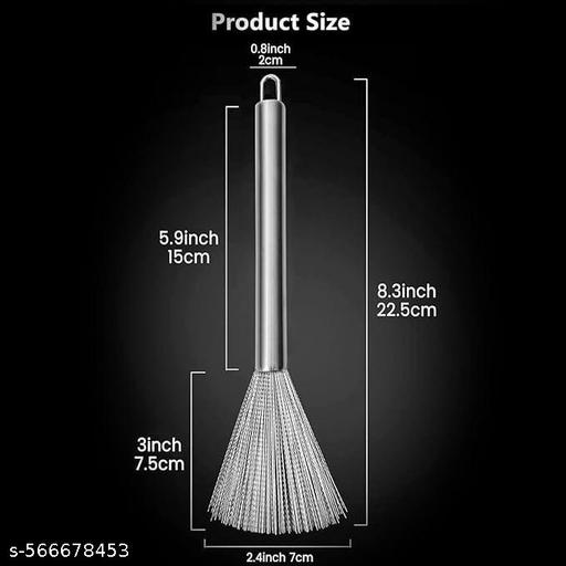 Multipurpose Brass Wire Brush Set – Pack of1 Brushes for Removing Paint, Dust, and Dirt – Comfortable Grip Handles for Detailed Cleaning of Metal Parts and Vehicle Interiors - WYNAMIX store