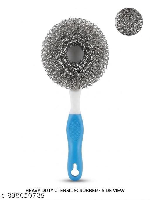 Smart Utensils Scrub | Easy for Washing Utensils | Medium Size Handle | Fate Kitchen Appliances  - WYNAMIX store