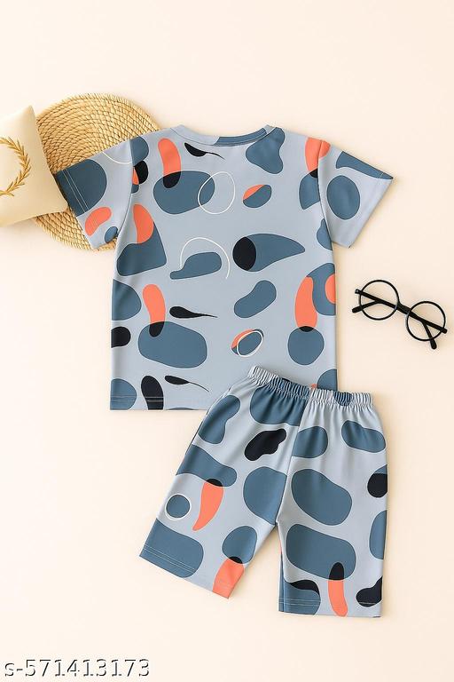 Mondal creation baby boy or baby girl unisex top and bottom sets  - WYNAMIX store