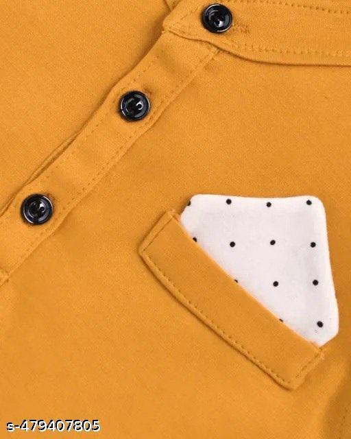baby boy dress yellow white printed 1 - WYNAMIX store
