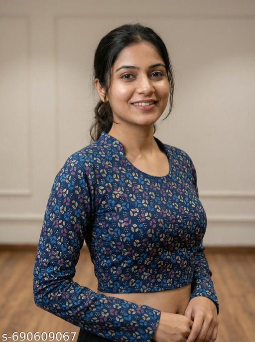 Premium Lycra Printed Blouse Combo for Women | blouse readymade blouse | readymade blouse | blouse new | blouse designs | blouse for women designer | designer blouse | blouse full sleeve | readymade blouse for women | women blouse | new blouse design - WYNAMIX store