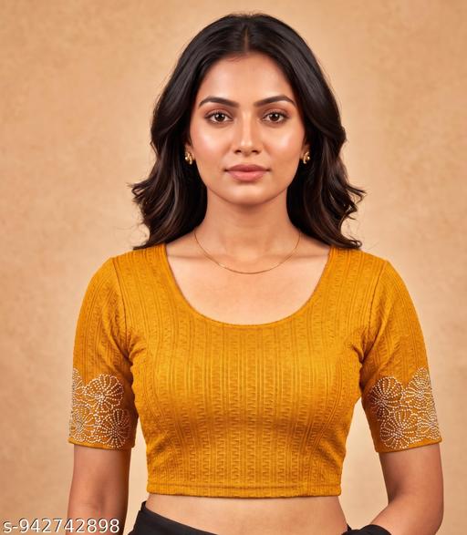 New Stylish Embroidery Work Readymade Blouse For Women & Girl's - WYNAMIX store