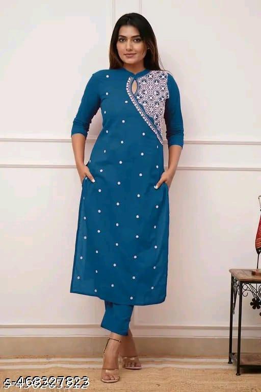 Vedika Embroidered Kurta Set - WYNAMIX store
