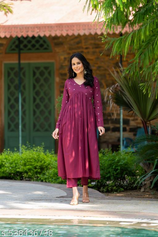 Cut and  Women 2 piece  Summer Outfits, Co-ord Set with Pant, V neck, 3/4 Sleves Indian Co-ord Set, Indian  - WYNAMIX store